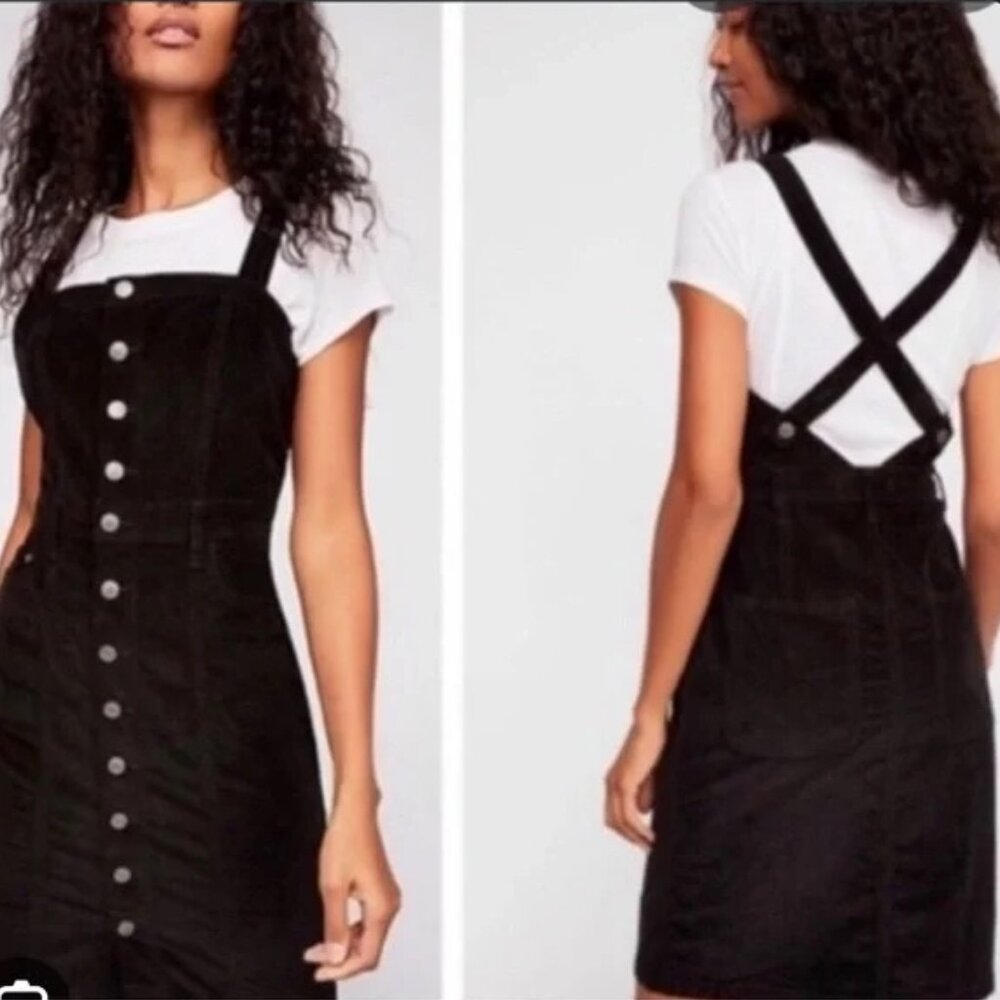 Free people size W12 corduroy button dress